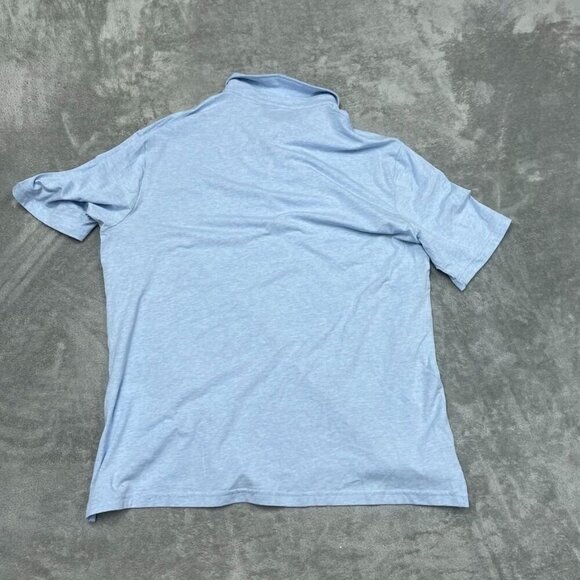 Jachs New York Mens Pima Cotton Blend Polo Shirt XL Light Blue 6753 - Picture 8 of 9